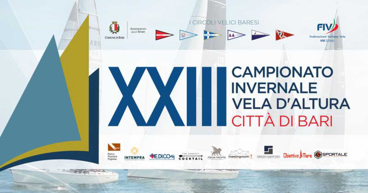Bari, 6 circoli nautici si sfidano nel Campionato invernale vela d'altura